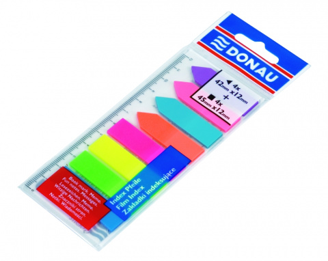 Záložky - Indexové lístky 8x25listů 42x12mm Donau